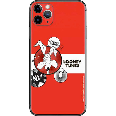 Looney Tunes Wile E Coyote Red Stripes iPhone 11 Pro Max Skin