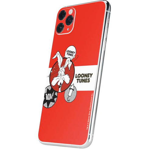 Looney Tunes Wile E Coyote Red Stripes iPhone 11 Pro Max Skin