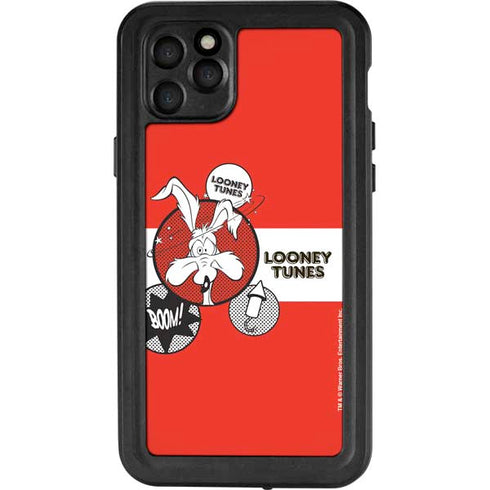 Looney Tunes Wile E Coyote Red Stripes iPhone 11 Pro Max Waterproof Case