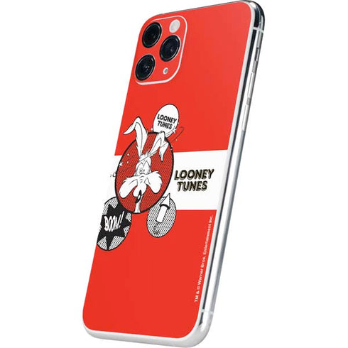 Looney Tunes Wile E Coyote Red Stripes iPhone 11 Pro Skin