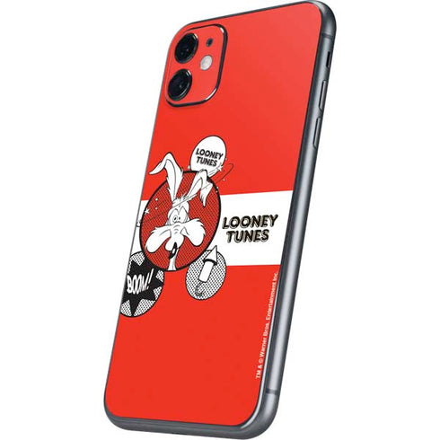 Looney Tunes Wile E Coyote Red Stripes iPhone 11 Skin