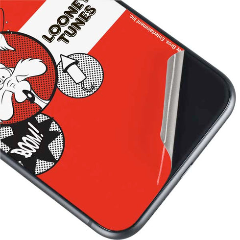 Looney Tunes Wile E Coyote Red Stripes iPhone 11 Skin
