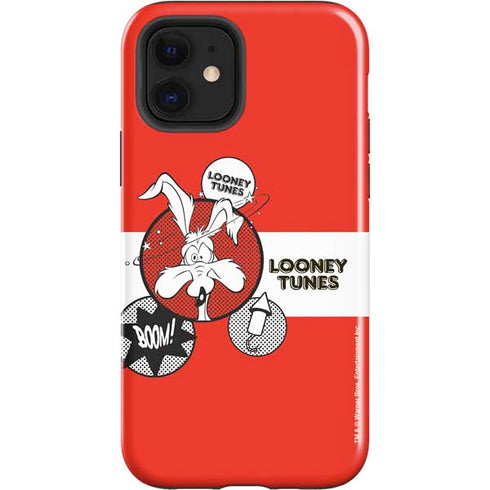 Looney Tunes Wile E Coyote Red Stripes iPhone 12 Impact Case