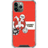 Looney Tunes Wile E Coyote Red Stripes iPhone 12 Pro Clear Case