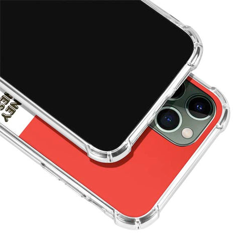 Looney Tunes Wile E Coyote Red Stripes iPhone 12 Pro Clear Case
