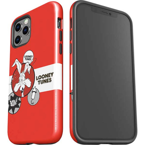 Looney Tunes Wile E Coyote Red Stripes iPhone 12 Pro Impact Case