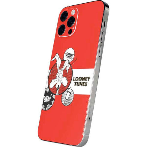 Looney Tunes Wile E Coyote Red Stripes iPhone 12 Pro Max Skin