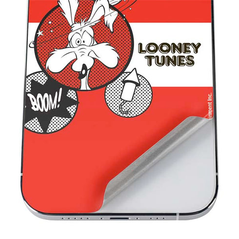 Looney Tunes Wile E Coyote Red Stripes iPhone 12 Pro Skin