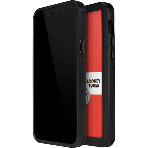 Looney Tunes Wile E Coyote Red Stripes iPhone 12 Pro Waterproof Case