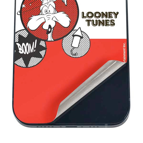 Looney Tunes Wile E Coyote Red Stripes iPhone 12 Skin