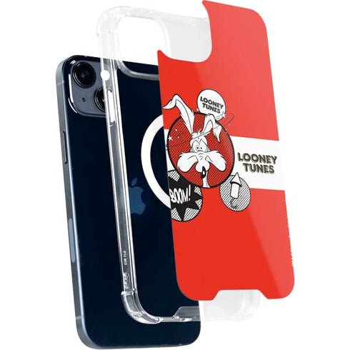 Looney Tunes Wile E Coyote Red Stripes iPhone 13 MagSafe Case