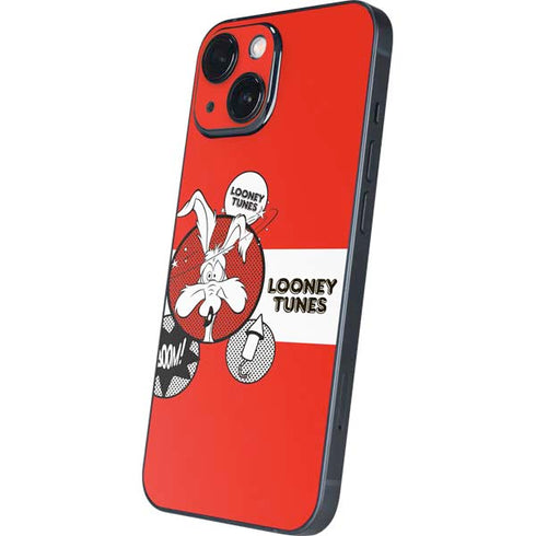 Looney Tunes Wile E Coyote Red Stripes iPhone 13 Mini Skin