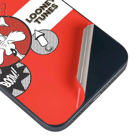 Looney Tunes Wile E Coyote Red Stripes iPhone 13 Mini Skin