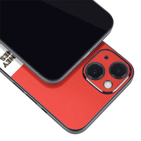 Looney Tunes Wile E Coyote Red Stripes iPhone 15 Plus Skin