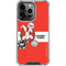 Looney Tunes Wile E Coyote Red Stripes iPhone 15 Pro Clear Case