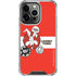 Looney Tunes Wile E Coyote Red Stripes iPhone 14 Pro Clear Case