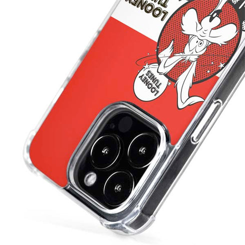 Looney Tunes Wile E Coyote Red Stripes iPhone 15 Pro Max MagSafe Case