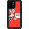 Looney Tunes Wile E Coyote Red Stripes iPhone 14 Pro Max Waterproof Case