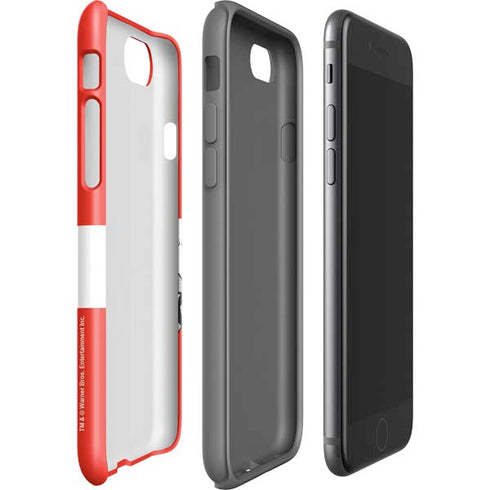 Looney Tunes Wile E Coyote Red Stripes iPhone SE (2nd & 3rd Gen) Pro Case