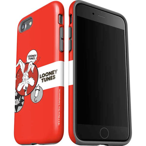 Looney Tunes Wile E Coyote Red Stripes iPhone SE (2nd & 3rd Gen) Pro Case