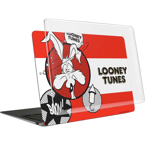 Looney Tunes Wile E Coyote Red Stripes MacBook Air 13in (2020) Case plus Skin