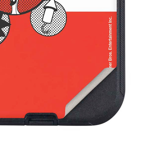 Looney Tunes Wile E Coyote Red Stripes Otterbox Defender iPhone Skin