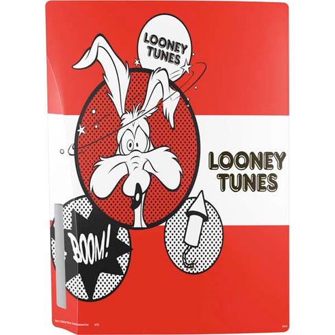 Looney Tunes Wile E Coyote Red Stripes PS5 Bundle Skin