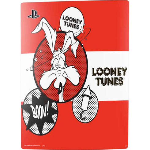Looney Tunes Wile E Coyote Red Stripes PS5 Digital Edition Bundle Skin