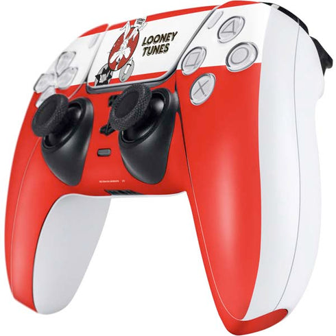 Looney Tunes Wile E Coyote Red Stripes PS5 Controller Skin