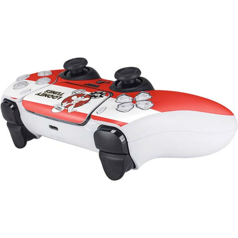 Looney Tunes Wile E Coyote Red Stripes PS5 Controller Skin