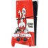 Looney Tunes Wile E Coyote Red Stripes PS5 Slim Digital Edition Console Skin