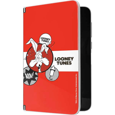 Looney Tunes Wile E Coyote Red Stripes Surface Duo Skin