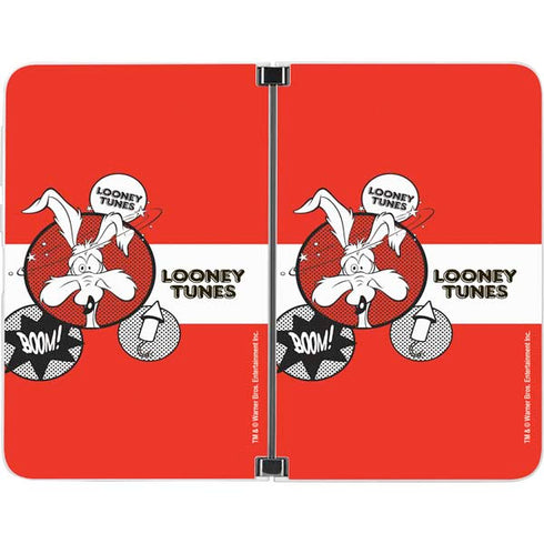 Looney Tunes Wile E Coyote Red Stripes Surface Duo Skin