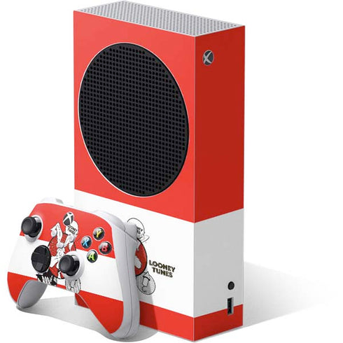 Looney Tunes Wile E Coyote Red Stripes Xbox Series S Bundle Skin