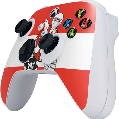 Looney Tunes Wile E Coyote Red Stripes Xbox Series S Controller Skin
