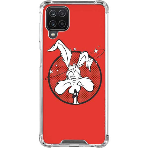 Looney Tunes Wile E Coyote Stars Galaxy A12 Clear Case