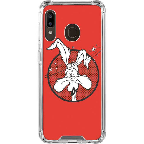 Looney Tunes Wile E Coyote Stars Galaxy A30 Clear Case