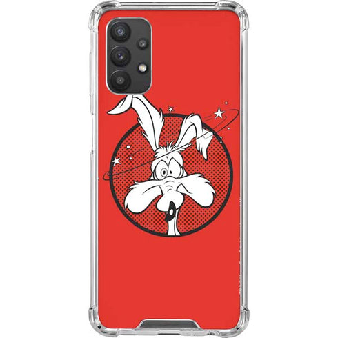 Looney Tunes Wile E Coyote Stars Galaxy A32 5G Clear Case