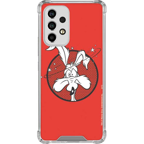 Looney Tunes Wile E Coyote Stars Galaxy A53 5G Clear Case