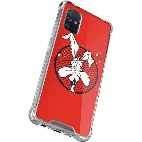 Looney Tunes Wile E Coyote Stars Galaxy A71 5G Clear Case
