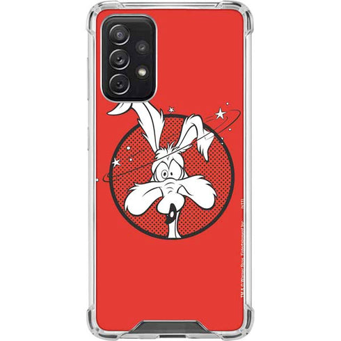Looney Tunes Wile E Coyote Stars Galaxy A72 5G Clear Case
