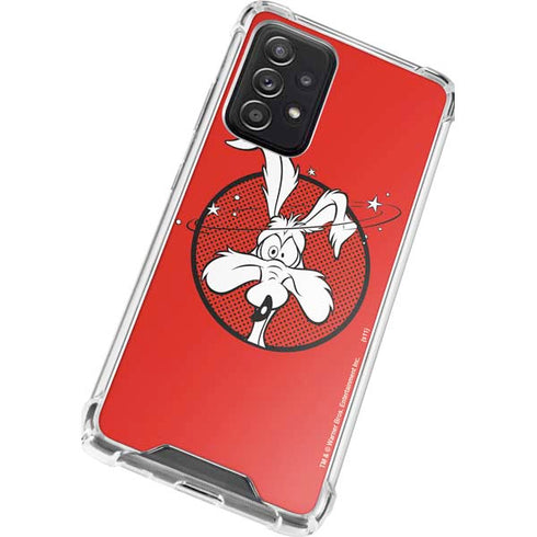 Looney Tunes Wile E Coyote Stars Galaxy A72 5G Clear Case