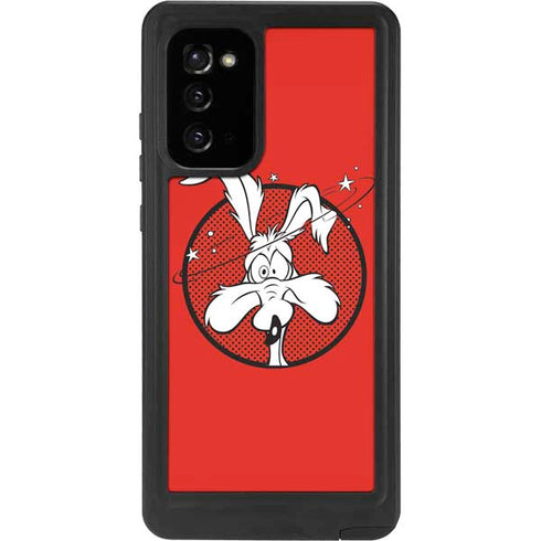 Looney Tunes Wile E Coyote Stars Galaxy Note20 5G Waterproof Case