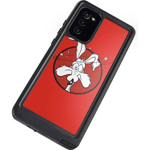 Looney Tunes Wile E Coyote Stars Galaxy Note20 5G Waterproof Case