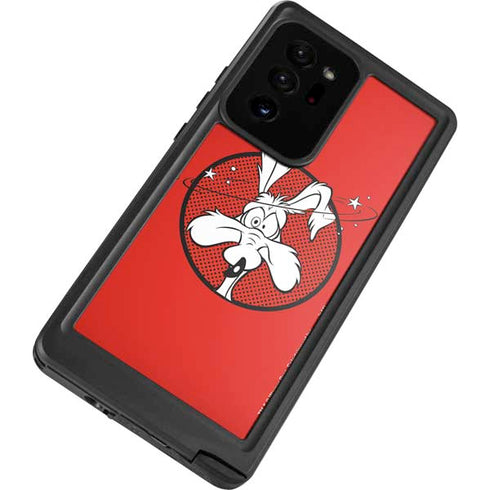 Looney Tunes Wile E Coyote Stars Galaxy Note20 Ultra 5G Waterproof Case