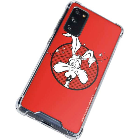 Looney Tunes Wile E Coyote Stars Galaxy S20 FE Clear Case