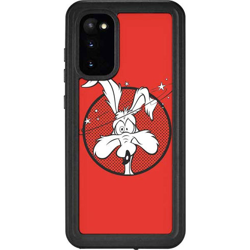Looney Tunes Wile E Coyote Stars Galaxy S20 Waterproof Case