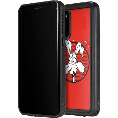 Looney Tunes Wile E Coyote Stars Galaxy S20 Waterproof Case