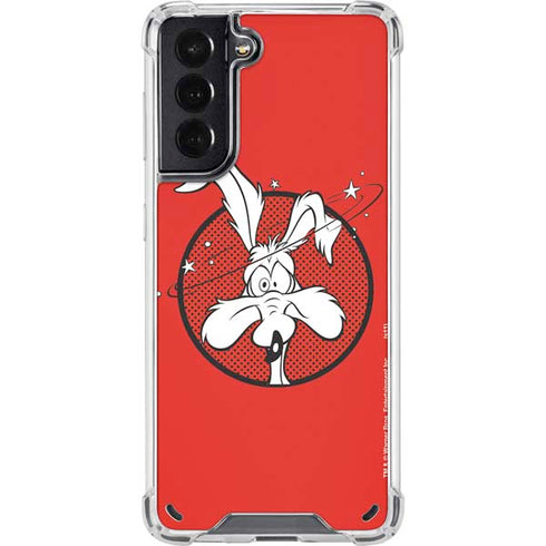 Looney Tunes Wile E Coyote Stars Galaxy S21 5G Clear Case