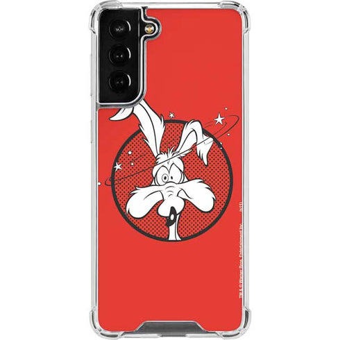 Looney Tunes Wile E Coyote Stars Galaxy S21 FE Clear Case
